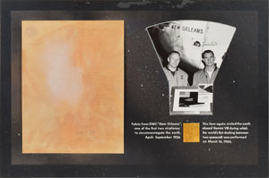 Lot #9150 Gemini 8 Crew-Signed Display