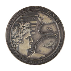 Lot #9180  Apollo 17 Flown Robbins Medal