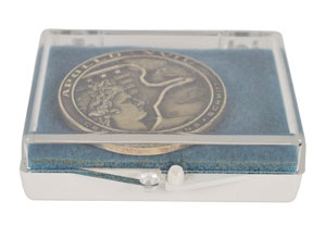 Lot #9180  Apollo 17 Flown Robbins Medal - Image 3