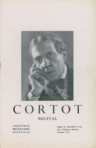 Lot #664 Alfred Cortot - Image 2