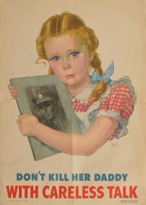Lot #149  WWII 'Don't Talk' Posters - Image 2