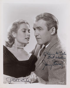 Lot #757 Grace Kelly and James Stewart - Image 1