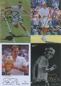Lot #859 Roger Federer
