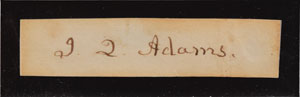 Lot #107 John Quincy Adams - Image 2