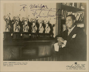 Lot #641 Louis Armstrong - Image 1