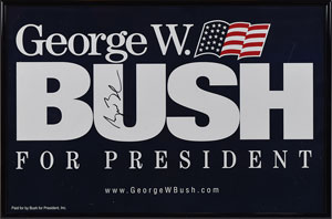Lot #190 George W. Bush