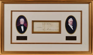 Lot #120 James K. Polk and James Buchanan