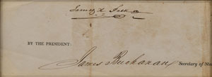 Lot #120 James K. Polk and James Buchanan - Image 2