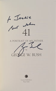 Lot #191 George W. Bush