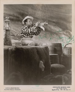Lot #586 Louis Armstrong - Image 1