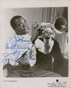 Lot #587 Louis Armstrong