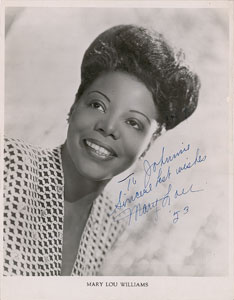 Lot #635 Mary Lou Williams