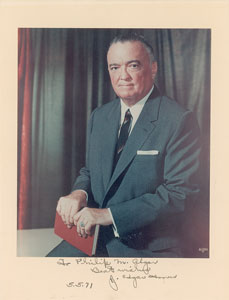 Lot #339 J. Edgar Hoover - Image 1