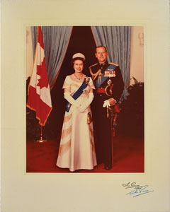 Lot #76  Queen Elizabeth II and Prince Philip - Image 6