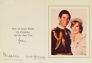 Lot #46  Princess Diana and Prince Charles - Image 1