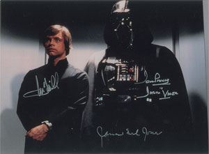 Lot #830  Star Wars: Hamill, Prowse, and Jones