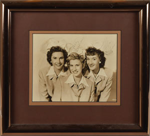 Lot #640  Andrews Sisters