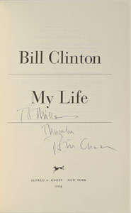 Lot #202 Bill Clinton and Monica Lewinsky - Image 1