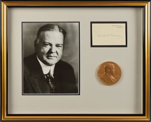 Lot #222 Herbert Hoover - Image 1