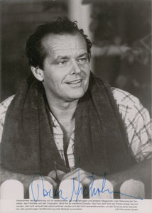 Lot #817 Jack Nicholson - Image 1