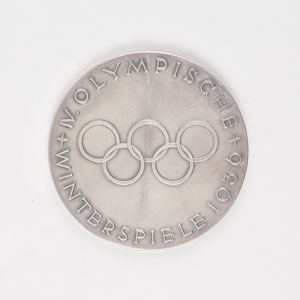 Lot #3050  Garmisch 1936 Winter Olympics Silver Winner’s Medal - Image 2