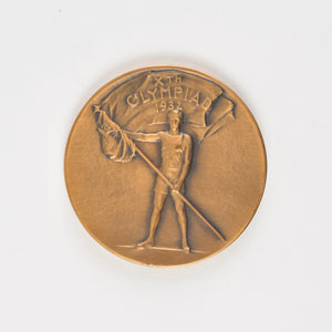 Lot #3046  Los Angeles 1932 Summer Olympics Participation Medal - Image 2