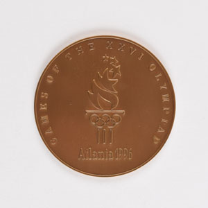 Lot #3117  Atlanta 1996 Summer Olympics Bronze Participation Medal - Image 1
