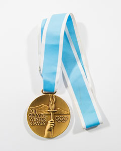 Lot #3100  Lake Placid Winter Olympics 1980 Bronze Winner's Medal - Image 1