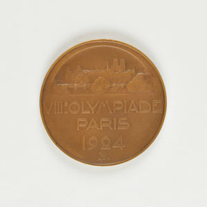 Lot #3030  Paris 1924 Summer Olympics Bronze Participation Medal - Image 2