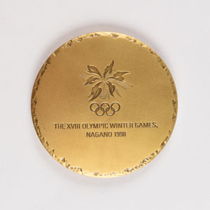 Lot #3121  Nagano 1998 Winter Olympics Bronze Participation Medal - Image 2