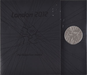 Lot #3138  London 2012 Summer Olympics Cupronickel Participation Medal - Image 1