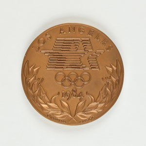 Lot #3105  Los Angeles 1984 Summer Olympics Bronze Participation Medal - Image 1