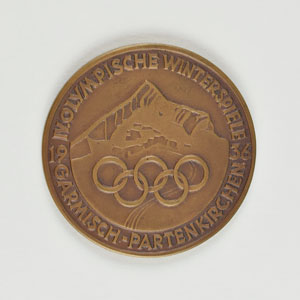 Lot #3049  Garmisch 1936 Winter Olympics Bronze Participation Medal
