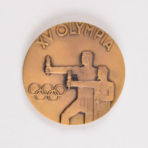 Lot #9569  Helsinki 1952 Summer Olympics Bronze Participation Medal - Image 2
