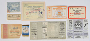 Lot #3147  Olympic Ticket Collection