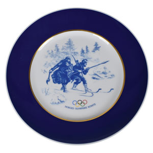 Lot #3115  Lillehammer 1994 Winter Olympics Set of (5) Limited Edition Plates - Image 4
