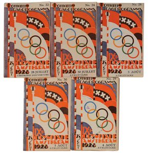 Lot #3146  Olympic Program Collection