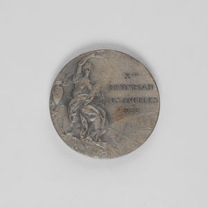 Lot #887  Los Angeles 1932 Summer Olympics ‘Souvenir’ Silver Medal - Image 1