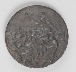 Lot #887  Los Angeles 1932 Summer Olympics ‘Souvenir’ Silver Medal - Image 2