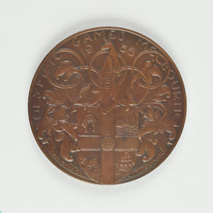 Lot #895  Melbourne 1956 Summer Olympics Bronze Participation Medal - Image 1