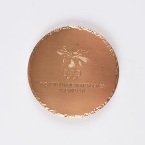 Lot #918  Nagano 1998 Winter Olympics Bronze Participation Medal - Image 2