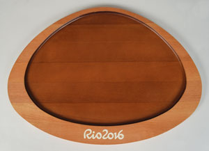 Lot #926  Rio 2016 Summer Olympics Winner's Medal Presentation Tray - Image 1