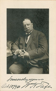 Lot #99 William H. Taft - Image 1