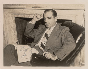 Lot #333 Joseph McCarthy - Image 1