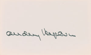 Lot #763 Audrey Hepburn - Image 1