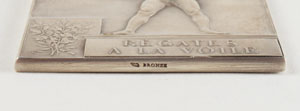 Lot #877  Paris 1900 Summer Olympics Silvered Bronze Winner’s Medal for 'Regates a la Voile' - Image 3