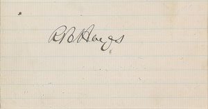 Lot #197 Rutherford B. Hayes - Image 1
