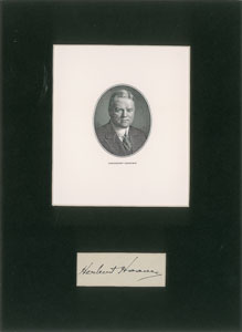 Lot #200 Herbert Hoover - Image 1