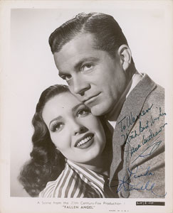 Lot #727 Linda Darnell and Dana Andrews