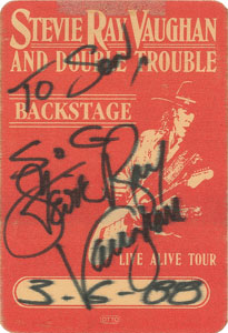 Lot #648 Stevie Ray Vaughan